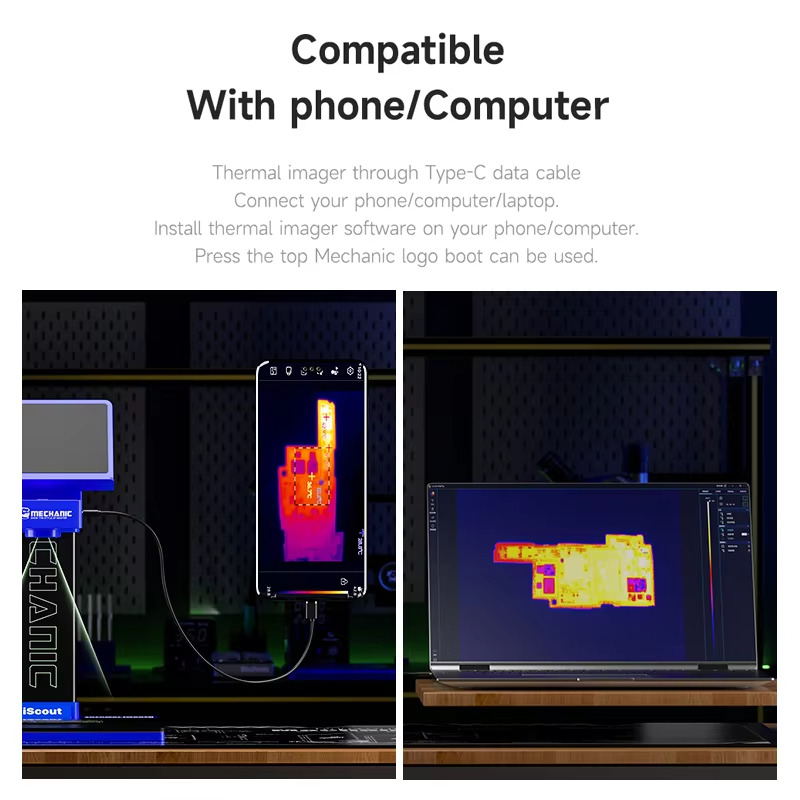Mechanic iScout 3D Thermal Ima - Thermal Imaging Camera 256X192 ulasan dan harga