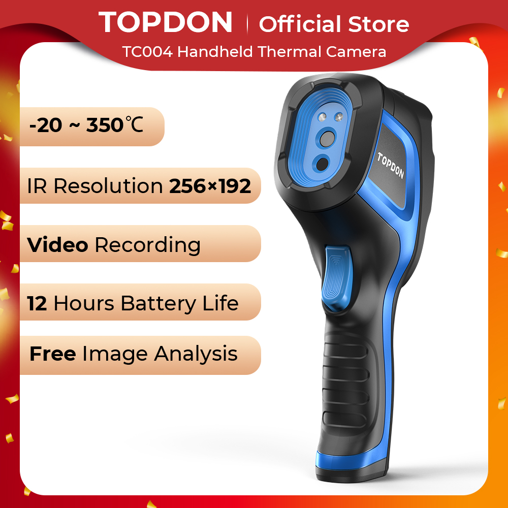 TOPDON TC004 High Resolution A - Topdon Tc001 Thermal Camera ulasan dan harga