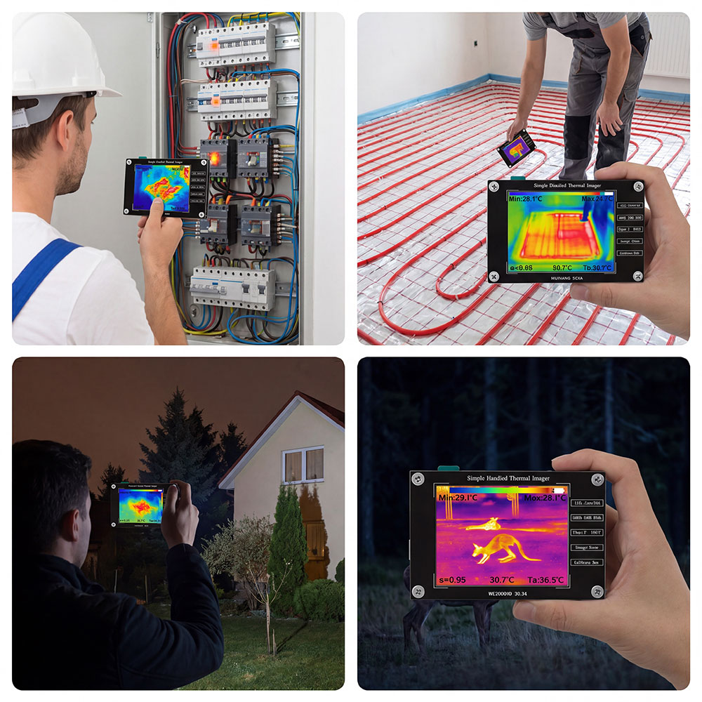 32*24 Thermal Imager -40℃ to 3 - Nf 521 Thermal Imaging Camera ulasan dan harga